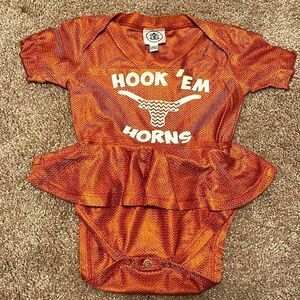 Official University of Texas 6 month girl onsie